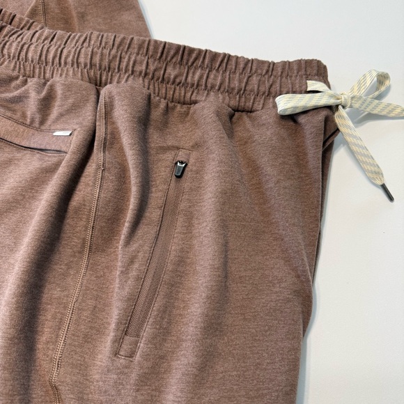 Vuori Ponto Performance Jogger Men Size S Comfy Casual Brown Cardamom Heather - Picture 6 of 16